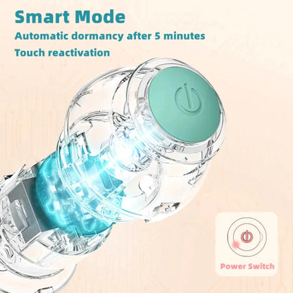 Automatic Interactive Rolling Ball Cat Toy - Self-Moving Electric Toy for Training and Engagement