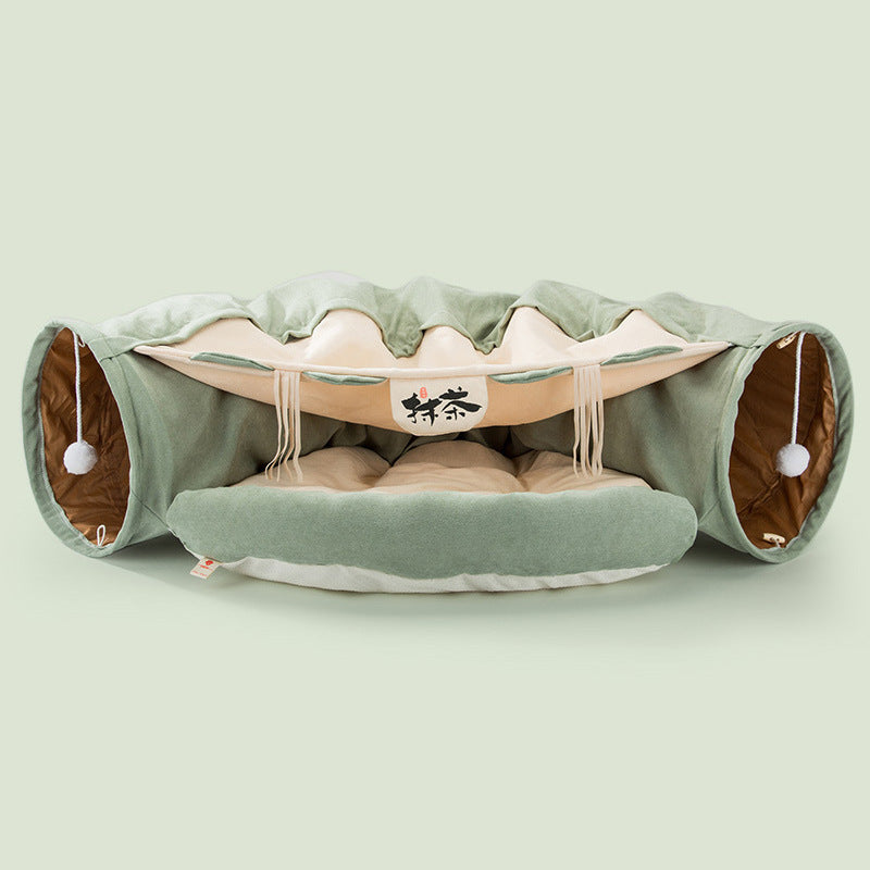Durable and Washable Collapsible Cat Tunnel