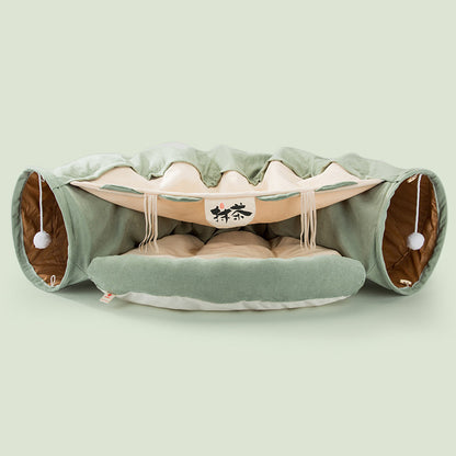 Durable and Washable Collapsible Cat Tunnel