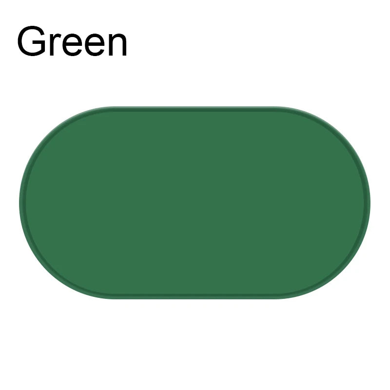 Silicone Waterproof Pet Bowl Mat - Spill-Resistant Feeding Tray for Dogs and Cats