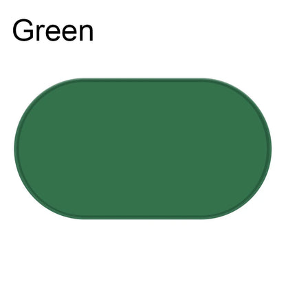 Silicone Waterproof Pet Bowl Mat - Spill-Resistant Feeding Tray for Dogs and Cats
