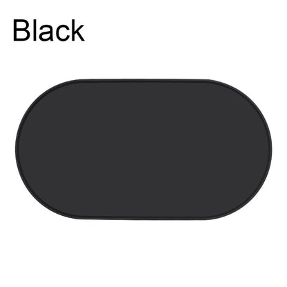 Silicone Waterproof Pet Bowl Mat - Spill-Resistant Feeding Tray for Dogs and Cats