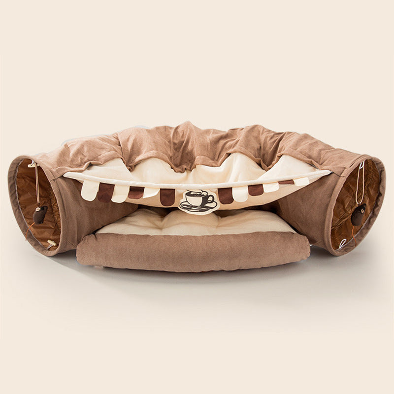 Durable and Washable Collapsible Cat Tunnel