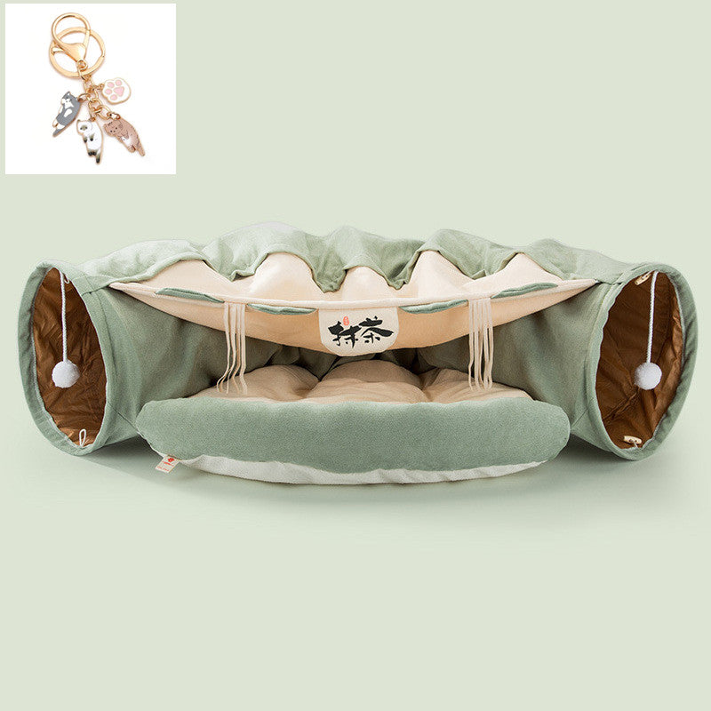Durable and Washable Collapsible Cat Tunnel
