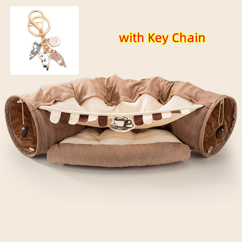Durable and Washable Collapsible Cat Tunnel