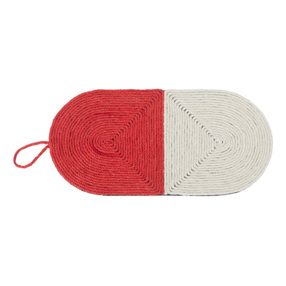 Natural Sisal Cat Scratching Mat - Durable Cactus-Shaped Scratcher for Claw Maintenance and Furniture Protection