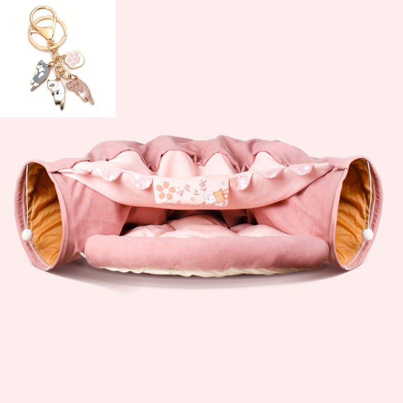 Durable and Washable Collapsible Cat Tunnel