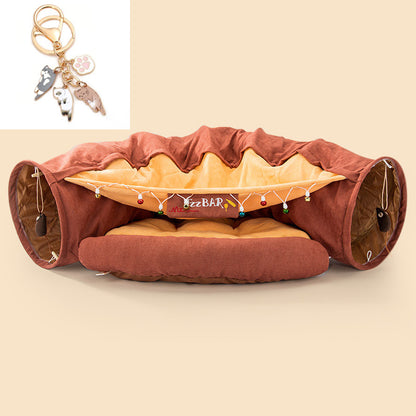 Durable and Washable Collapsible Cat Tunnel