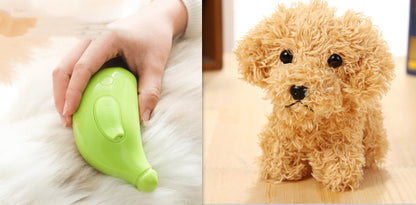 3-in-1 Pet Steam Brush for Cats and Dogs - Cleaning, Massage, and Grooming Tool with Hair Removal Functionality